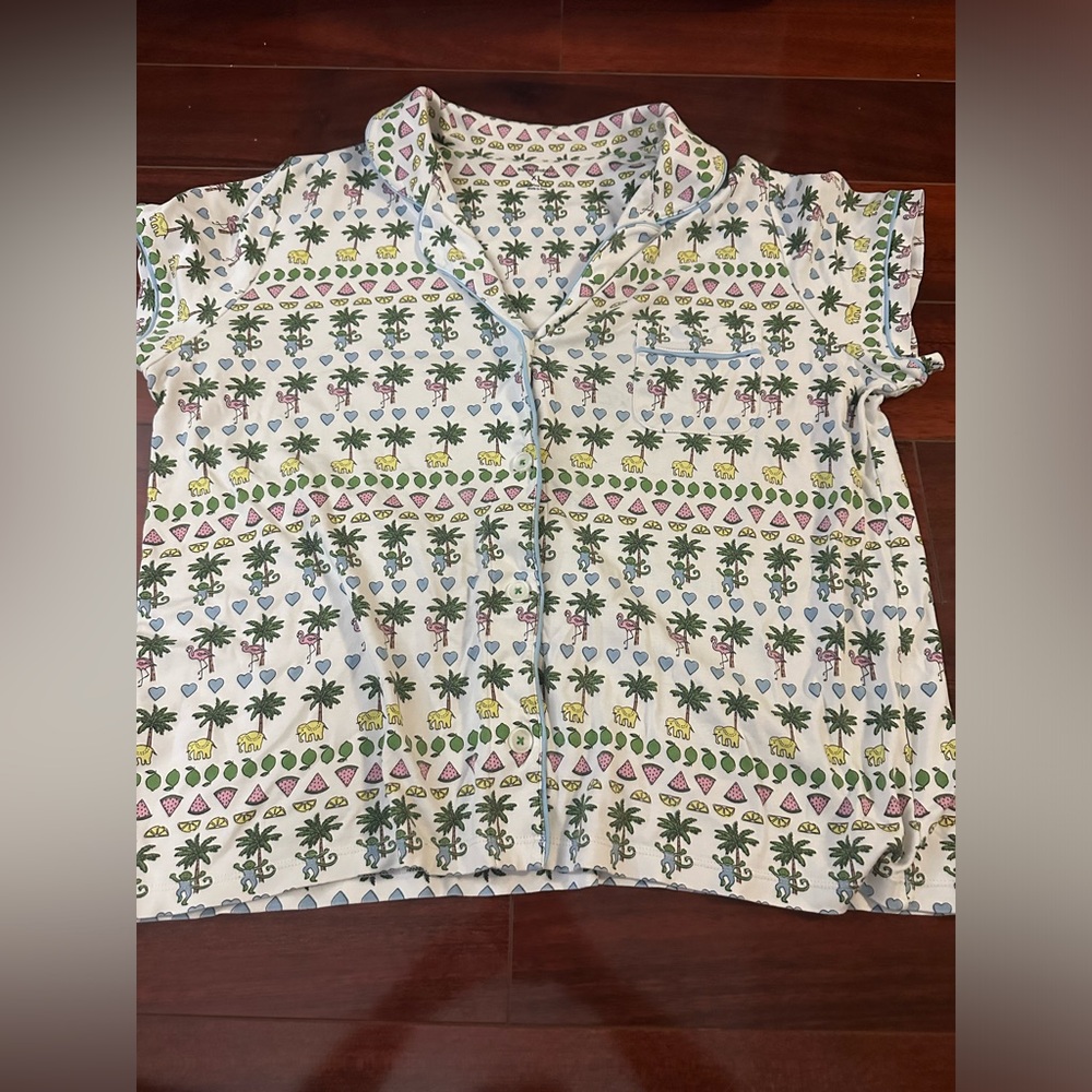 Roller rabbit polo pajama top